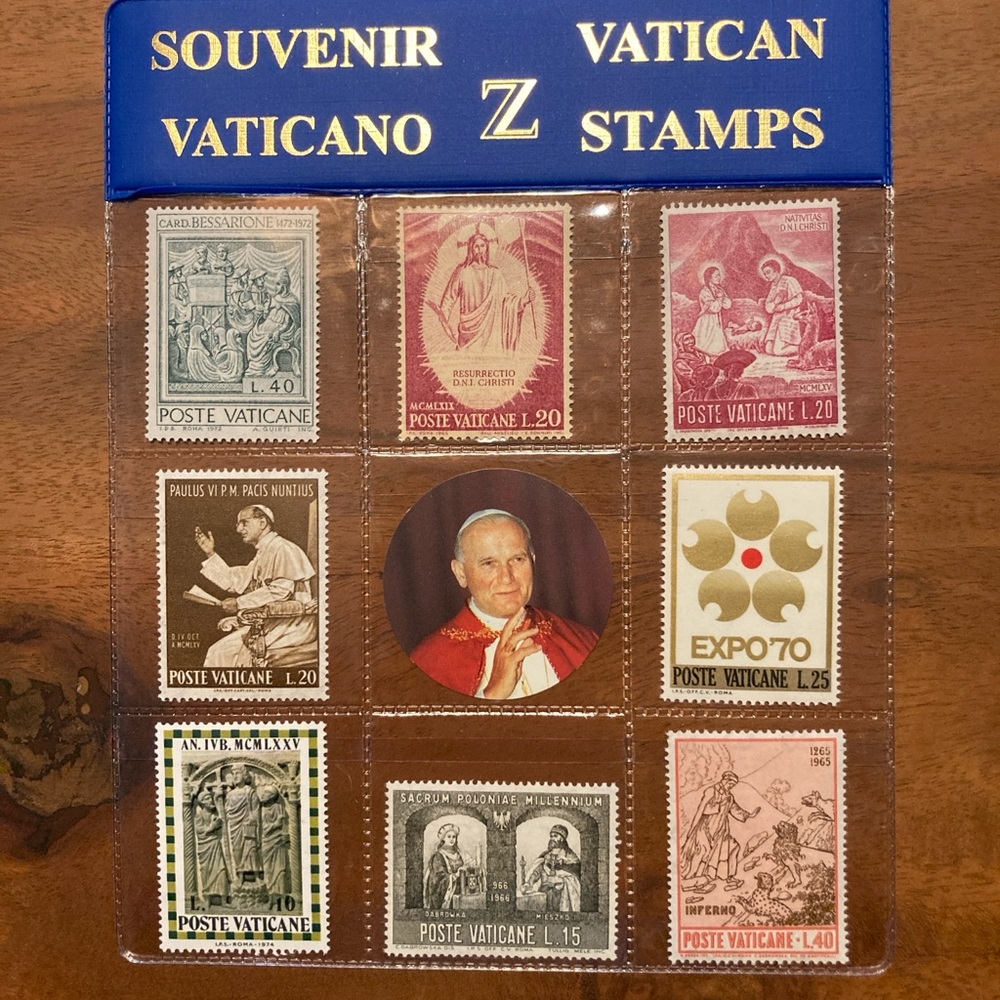 Vatican City Souvenir Postage Stamp Collection (8)